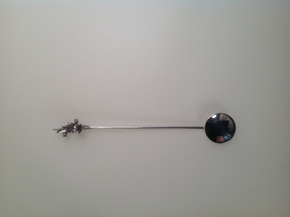 Zilveren lepel Gladiool Nr 26